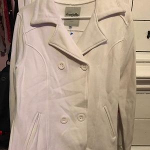 Long White Charlotte Russe Sweater Coat